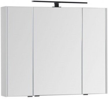 Зеркало-шкаф Aquanet Латина 90x75 00179605 белый