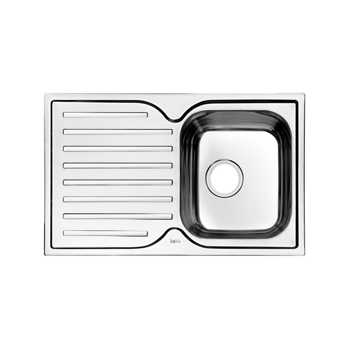 Кухонная мойка IDDIS Strit STR78SDi77 хром 780x480 см