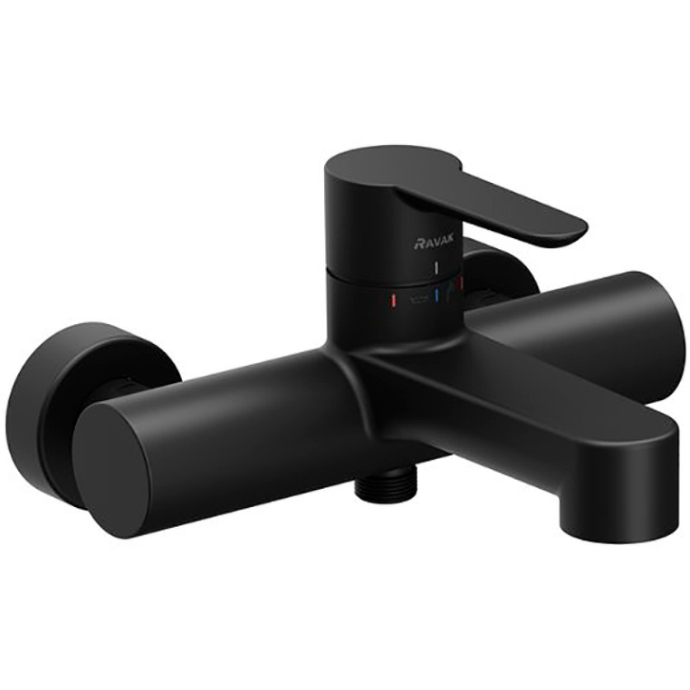 Смеситель для ванны Ravak Puri Black PU 022.20/150 X070185 черный матовый