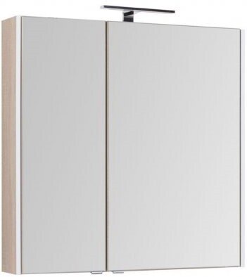 Зеркало-шкаф Aquanet Августа 90x90 00210014 дуб сонома