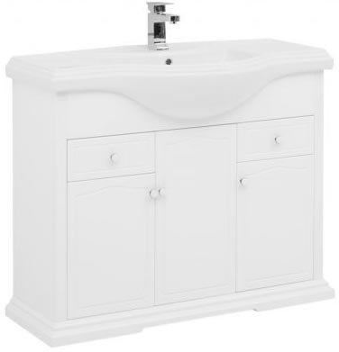 Тумба под раковину Aquanet Лагуна Классик 105 см 00201304 белая