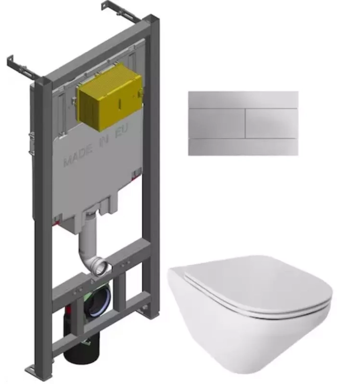 Унитаз c инсталляцией Jacob Delafon Modern Life E29025+E4316+E77168+E77725