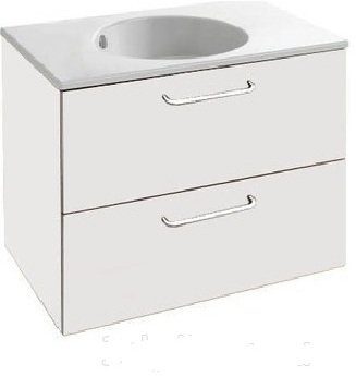 Тумба для раковины Jacob Delafon Odeon Rive Gauche EB2522-R5-N18 80 см белый блестящий