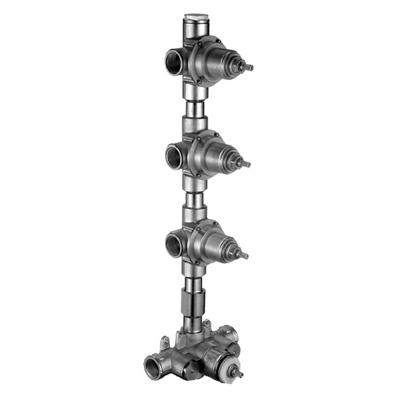 Внутренняя часть термостатического смесителя для душа Fantini 1700A403A 3/4&quot; с 3 выпусками