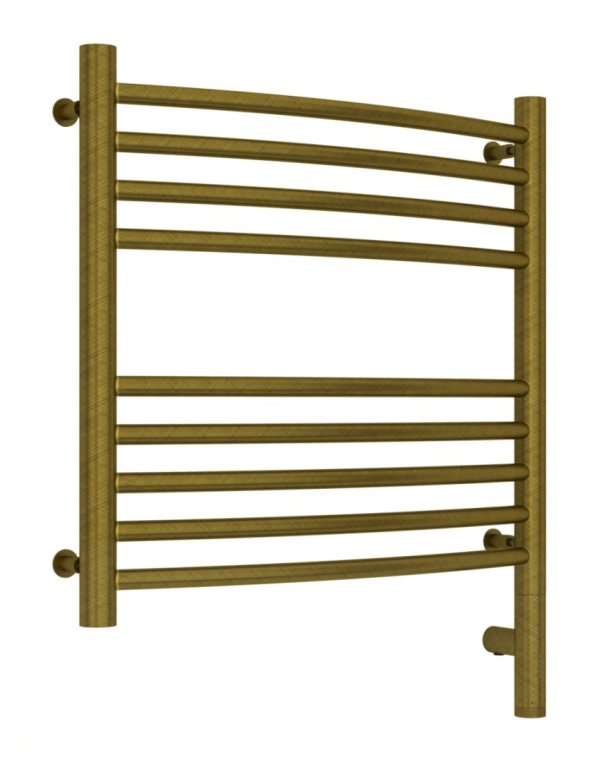 Электрический полотенцесушитель Сунержа Богема 3.0 выгнутая 500x500 МЭМ Пр. состаренная бронза (05-5803-5050)