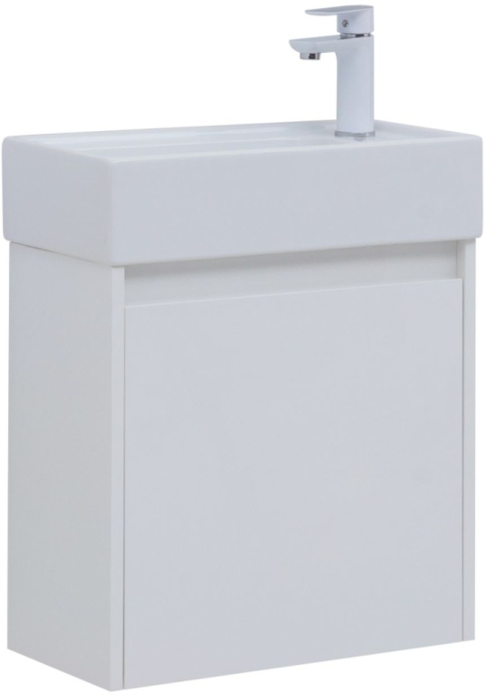 Мебель для ванной Aquanet Nova Lite 50 белый глянец (с дверецей) 00302531