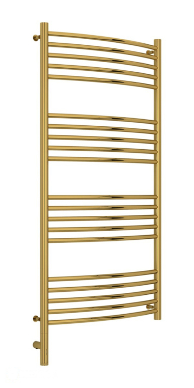 Электрический полотенцесушитель Сунержа Богема 3.0 выгнутая 1200x600 МЭМ Лев. золото (03-5802-1260)