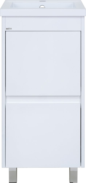 Тумба с раковиной Misty Алиса 50 напольная, белая (Э-Али01050-0112Я+4627173210294)