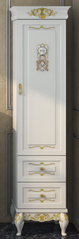 Шкаф-пенал Misty Bianco 40 Л-Бья05040-391П