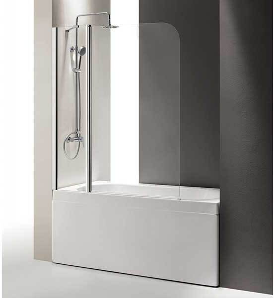 Душевая шторка на ванну Cezares ECO-O-V-11-120/140-C-Cr