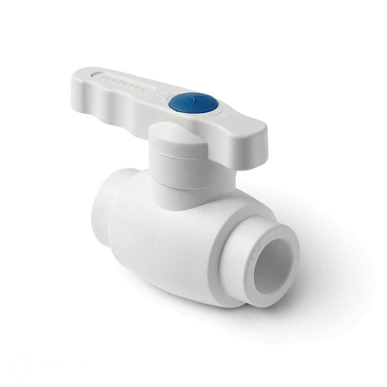Pro Aqua PP-R Шаровой кран полнопроходной 20 Ultra белый (PA40008)