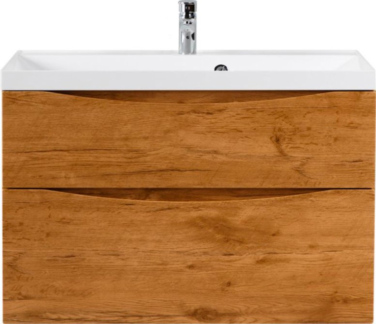 Тумба с раковиной BelBagno Marino H90 rovere nature (MARINO-H60-900-2C-SO-RN-P+BB900/450-LV-MR-AST)