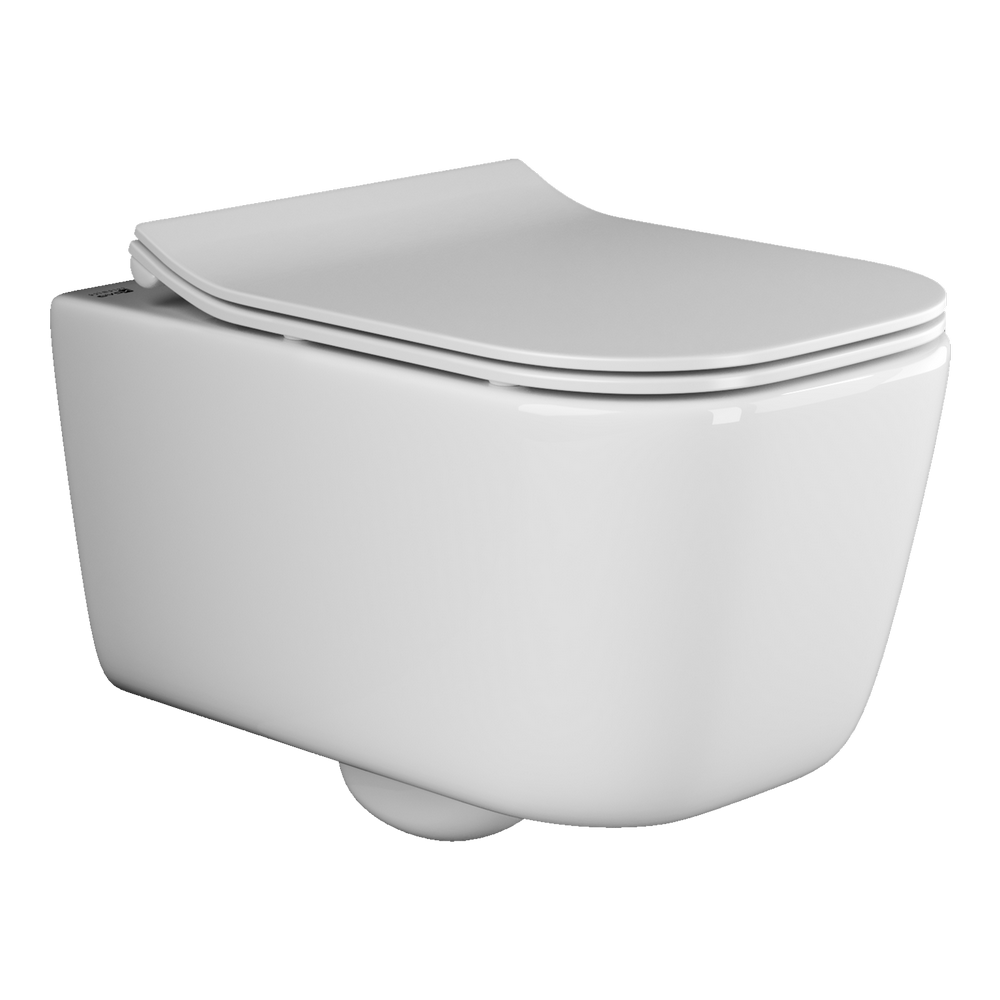 Подвесные унитазы CERAMICANOVA CN3005 Подвесной унитаз NEW DAY Rimless, с крепежом, с сиденьем-крышкой с микролифтом