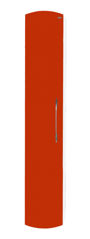 Шкаф-пенал Misty Корсика 30 Пенал подвесной левый BL 08G алый мак