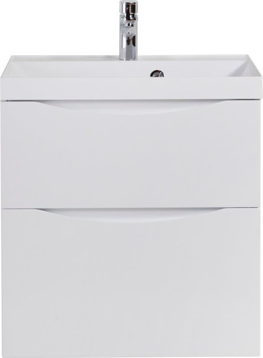 Тумба под раковину BelBagno Marino H60 bianco lucido (MARINO-H60-600-2C-SO-BL-P)