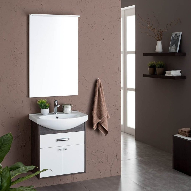 Комплект мебели Aquanet Грейс 60 1 ящик, 2 фасада, дуб кантенбери (198374+4620008196114)