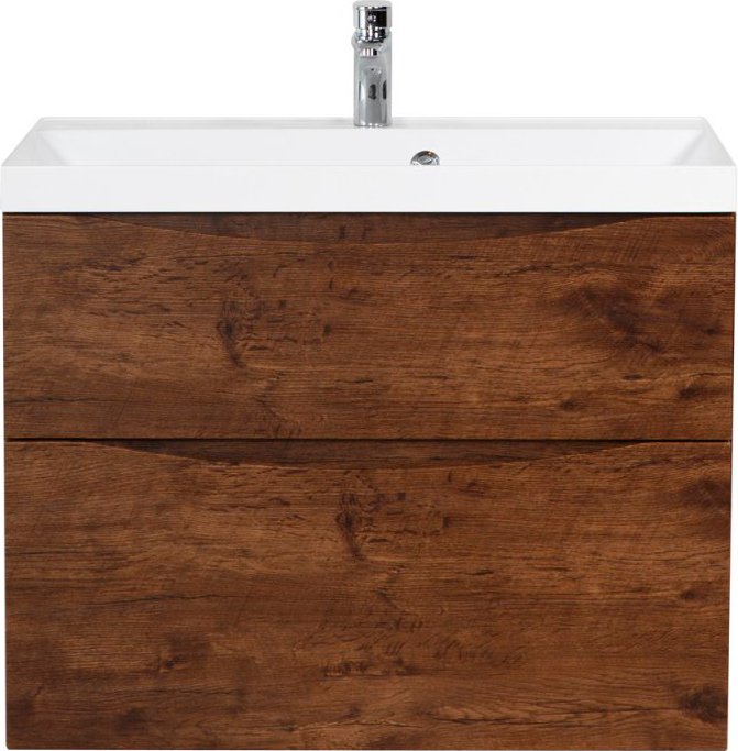Тумба под раковину BelBagno Marino H80 rovere moro (MARINO-H60-800-2C-SO-RW-P)