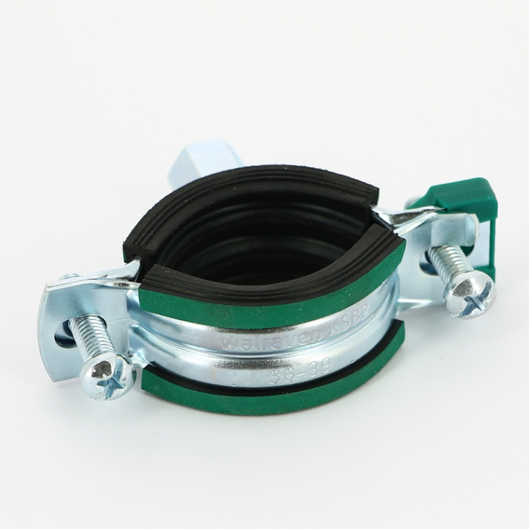 Хомут для труб KSB2 Walraven M8/М10 (36-39 мм) 2-х винт. с уплотн. epdm, быстрый замок (3396039)