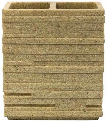 Стакан для зубных щеток Ridder Brick бежевый 22150211