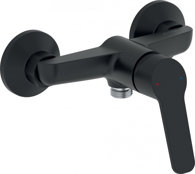 Настенный смеситель для душа Jacob Delafon Aime E29870-BL черный матовый