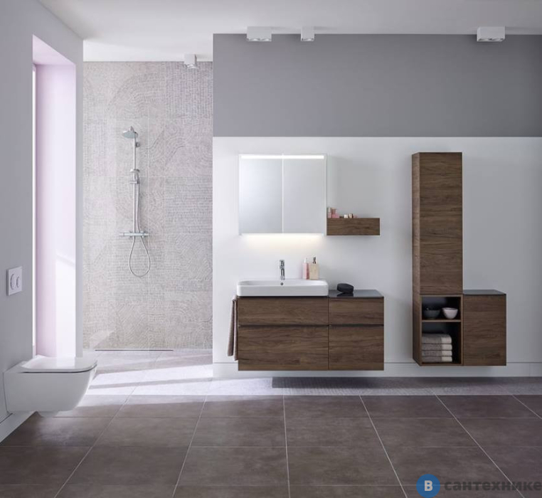 Шкаф Geberit Smyle Square 60 500.358.JR.1 пекан