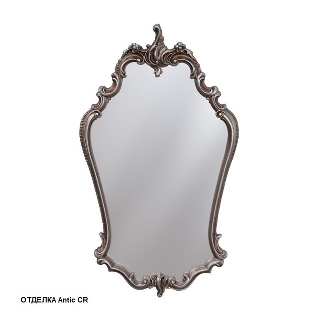 Зеркало асимметричное 54x92 Caprigo PL415-Antic CR античное серебро