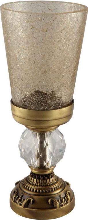 Cтакан настольный Migliore Cristalia 16757 стекло/бронза/Crystal