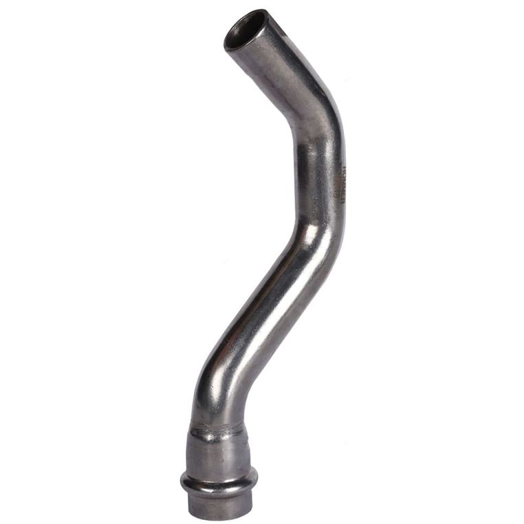 RSS-0007-000015 ROMMER Обвод однораструбный ВПр-НПр, 15, из нержавеющей стали прессовой