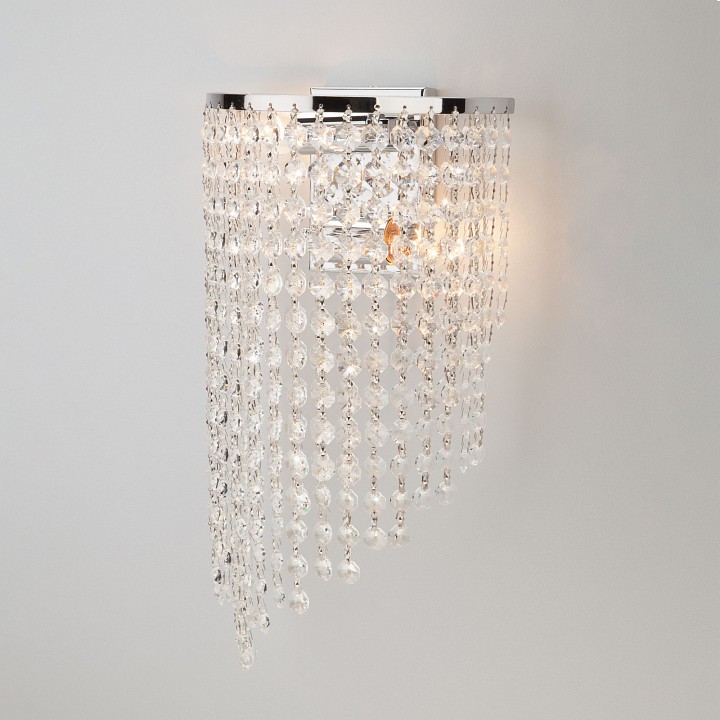 Бра Eurosvet Cinila 3102/2 хром/прозрачный хрусталь Strotskis