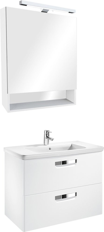 Комплект мебели Roca Gap 70 белый глянец (ZRU9302878+ZRU9302886)