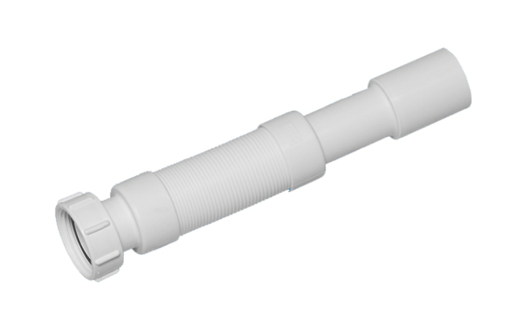 McAlpine Труба гофрированная раздвижная (L290 мм - 500 мм, D50 мм); вход 1 1/4" «мама», выход Дн=40/50 мм (MRMF105S)