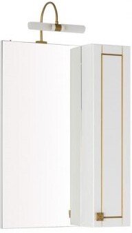 Зеркало-шкаф Aquanet Честер 60x85 00186087 белый/золото