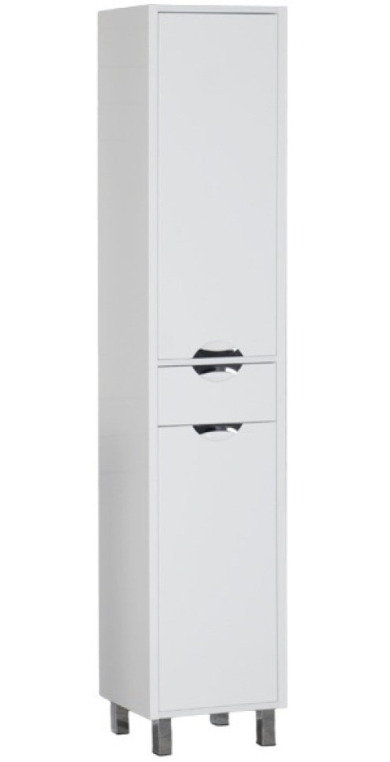 Шкаф-пенал для ванной Aquanet Гретта 40 см 00177010 белый