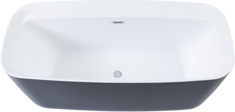 Акриловая ванна Aquanet Family Fine 170x78 95778 Matt Finish панель Black matte 95778-MW-MB