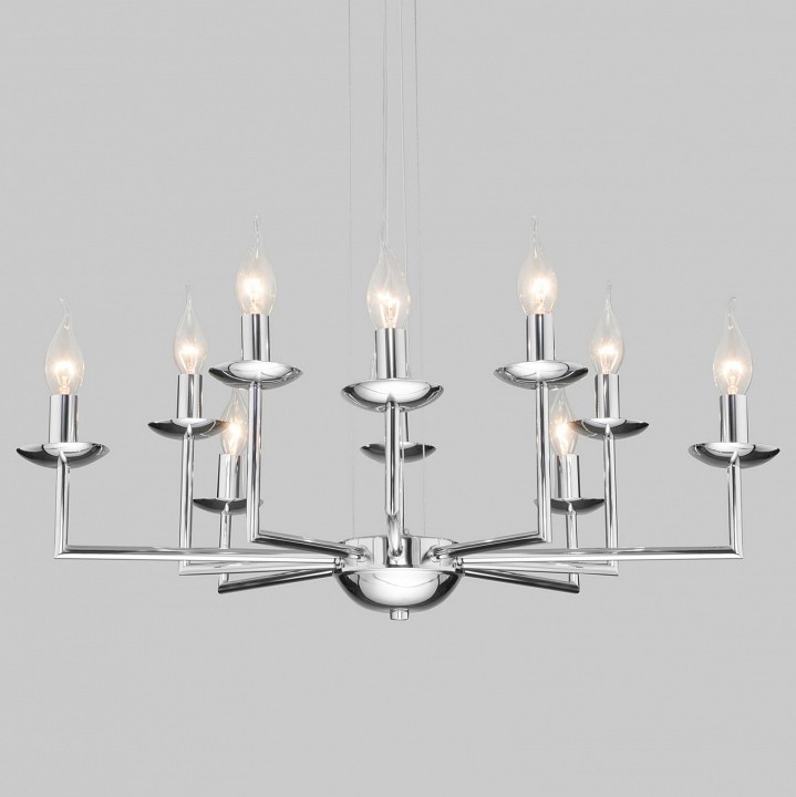 Подвесная люстра Eurosvet Cariso 60150/10 хром