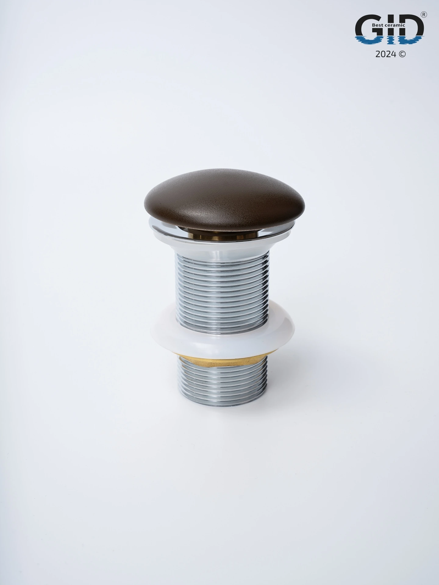 Донный клапан Gid без перелива Br100 74406K коричневый матовый 7x7x10