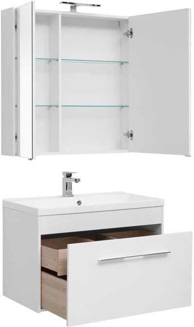 Мебель для ванной Aquanet Августа 90 белый (раковина Нота NEW) 00225243