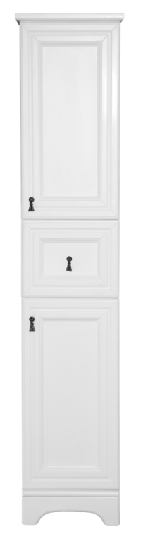 Шкаф-пенал Misty Лувр П-Лвр04035-0114П белый правый