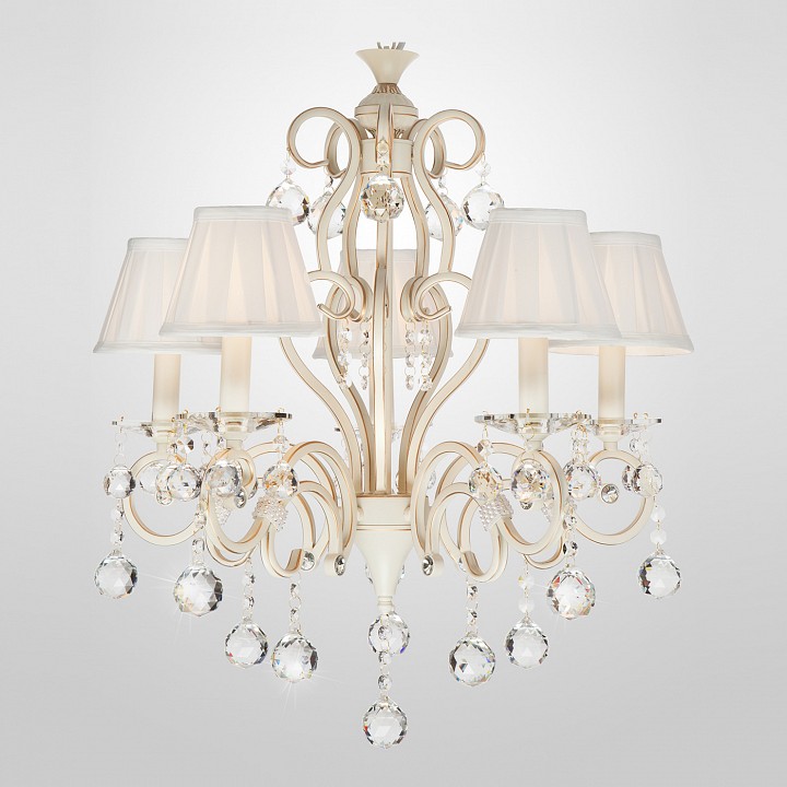 Подвесная люстра Eurosvet Ivin 12075/5 белый Strotskis