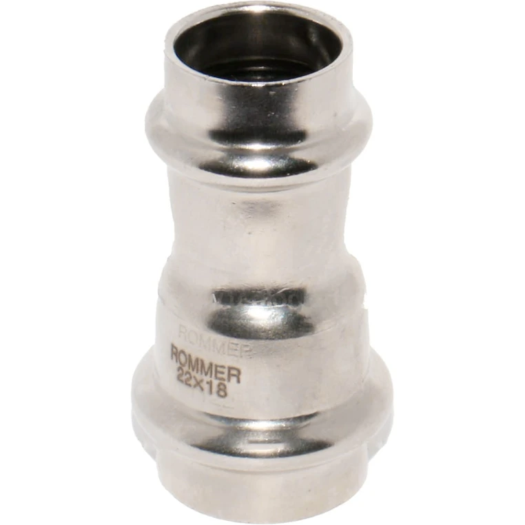 RSS-0018-002218 ROMMER Муфта переходная ВПр, 22х18, из нержавеющей стали прессовой