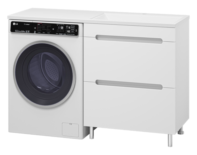 Тумба под раковину Misty Байкал 70 под стиральную машину