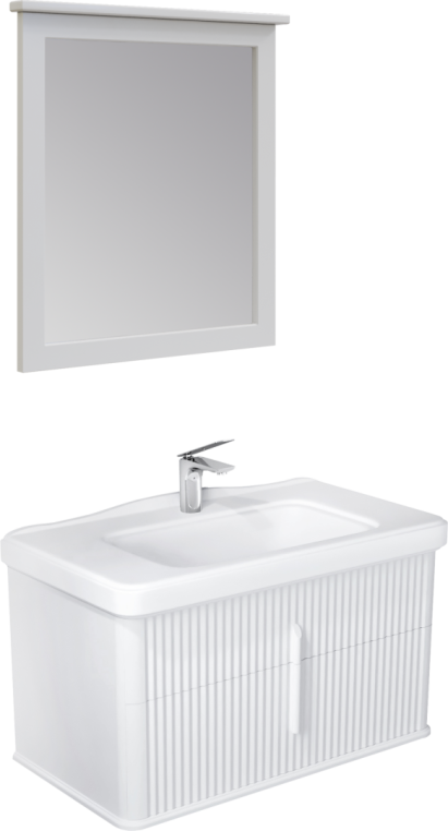 Мебель для ванной Stworki Молде 95 белая