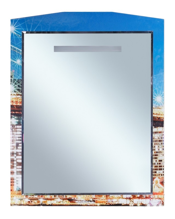 Зеркало с полкой Misty Манхеттен П-Мнх03075-221Св