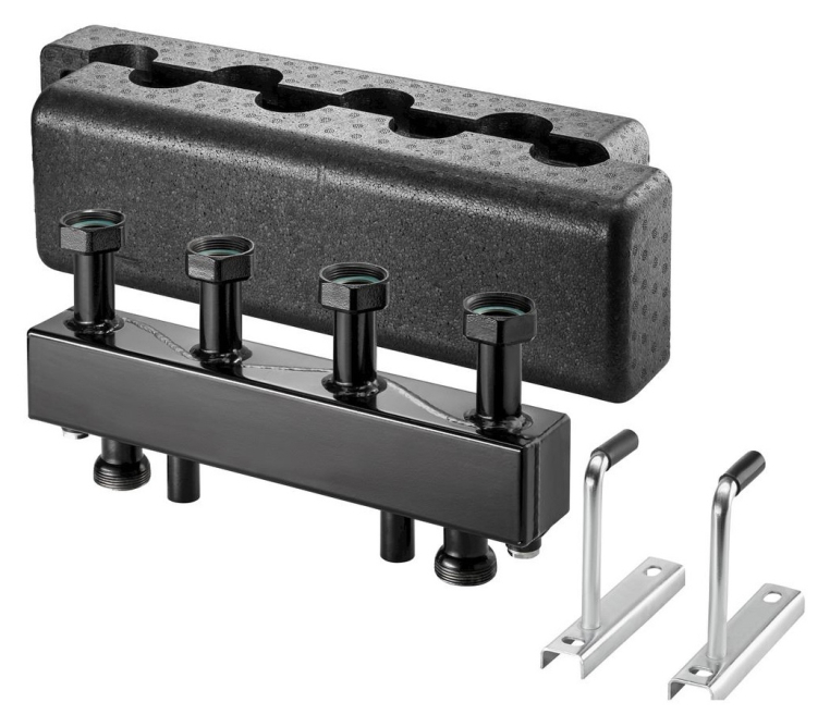 Коллектор распределительный Oventrop Regumat 1 1/2" на 5 выходов, сталь (1351585)