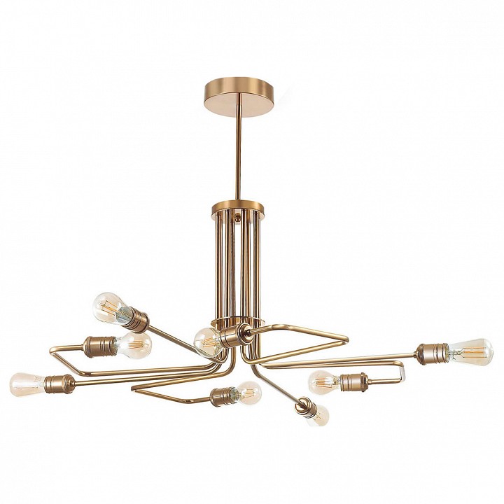 Люстра на штанге Ideal Lux Triumph TRIUMPH SP8 OTTONE ANTICO