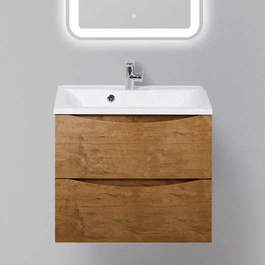 Тумба под раковину BelBagno Marino 65 rovere nature (MARINO-650-2C-SO-RN-P)