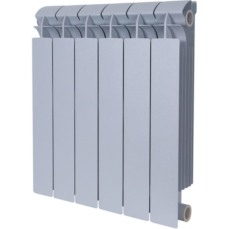 Биметаллический радиатор Global Style Plus Grigio Argento 500 \ 03 cекции \ серый (Т-228275)