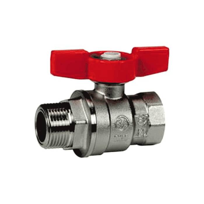 Кран шаровой Giacomini 3/4" НВ (бабочка) серия R854 R854X024 (R854X024)