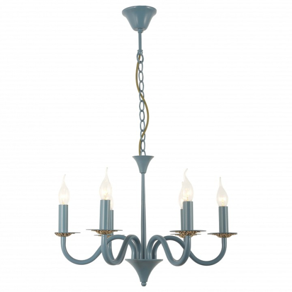 Подвесная люстра Arti Lampadari Pontone Pontone E 1.1.6 BLUE