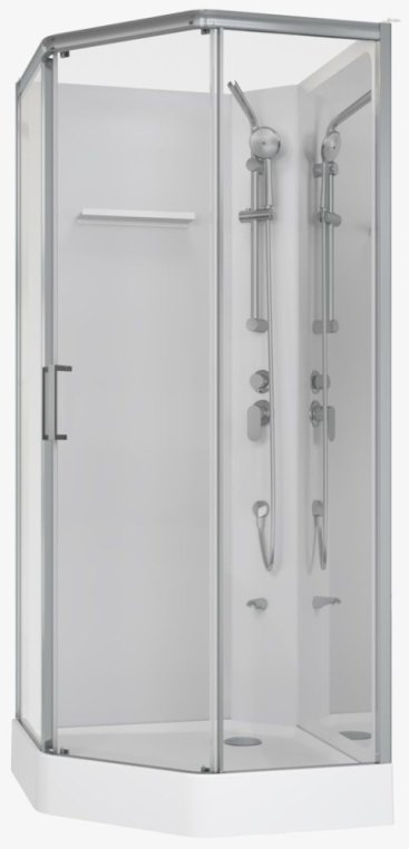 Душевая кабина Aquanet Passion P 2.0 90x90, прозрачное стекло 00263870